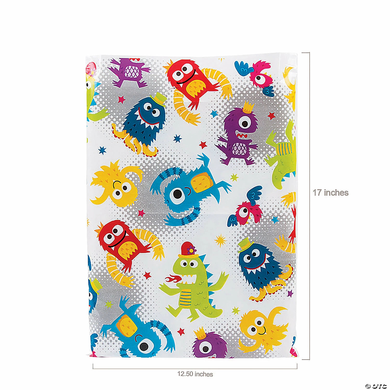 Buy π 12 1/2" x 17" Bulk Cute Monster Plastic Goody Bags β 50 Pc. π₯ - Image 2
