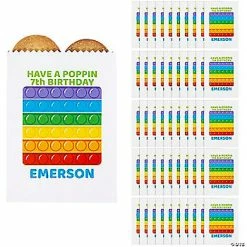 Top 10 ✨ Personalized Lotsa Pops Treat Bags - 50 Pc. 🔔