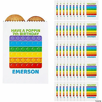 Top 10 ✨ Personalized Lotsa Pops Treat Bags - 50 Pc. 🔔