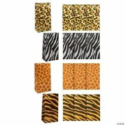 Hot Sale 🤩 5" x 10" Animal Print Paper Treat Bags - 12 Pc. 😀