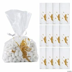 Flash Sale π 5" x 2 1/2" x 11 1/2" Medium Fairy Cellophane Treat Bags - 12 Pc. π