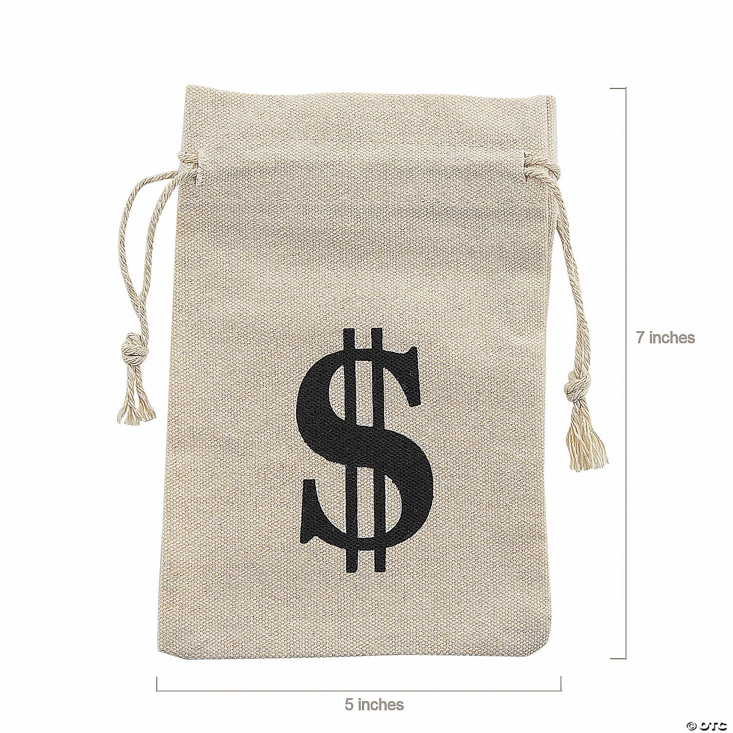 Deals ๐ฅฐ 5" x 7" Bulk Large Money Burlap Drawstring Bags - 60 Pc. ๐ - Image 2