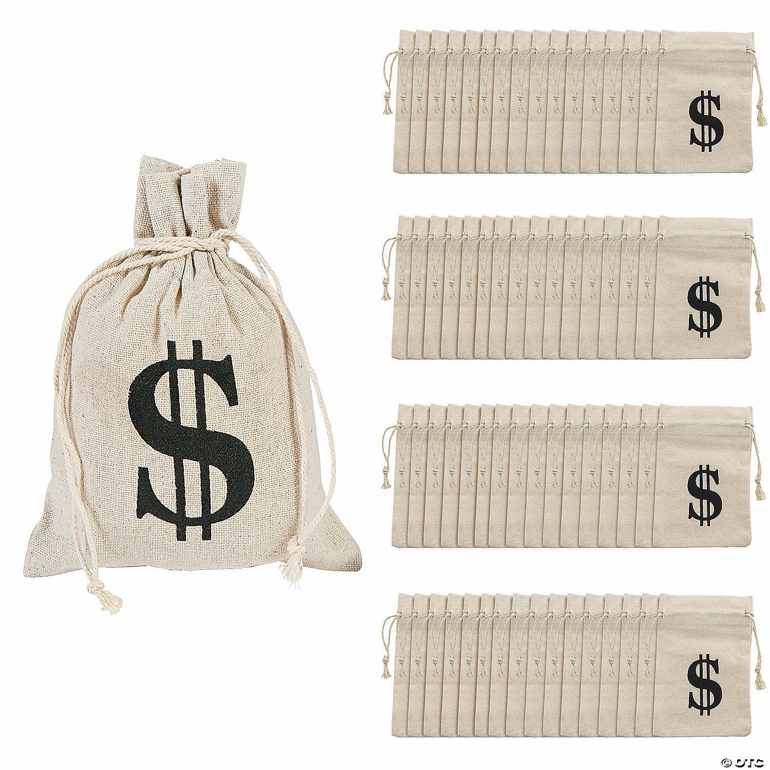 Deals ๐ฅฐ 5" x 7" Bulk Large Money Burlap Drawstring Bags - 60 Pc. ๐