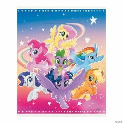Brand new ✔️ 7 1/2" x 11" Medium My Little Pony™ Magic Plastic Goody Bags - 8 Pc. 😍