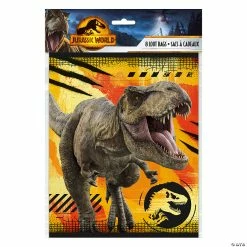 New βοΈ 7 1/4" x 9" Jurassic World 3: Dominionβ’ Treat Bags - 8 Pc. π
