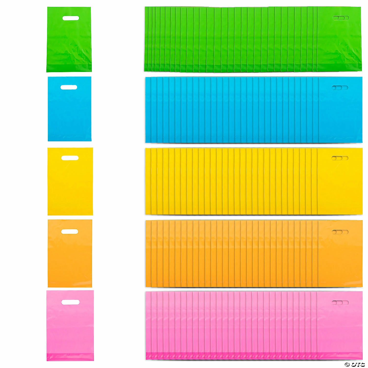 Best Pirce π₯ 8 1/2" x 12" Bulk Neon Goody Bags - 150 Pc. π₯