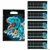 Best deal ✔️ 8 1/2" x 12" T-Rex Plastic Goody Bags – 50 Pc. 🛒