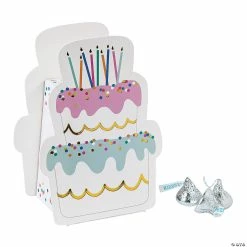 Wholesale 🔔 Birthday Cake Favor Boxes - 12 Pc. 🌟