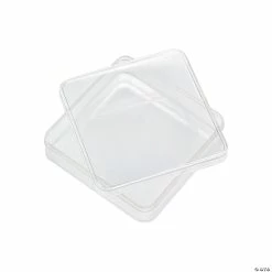 Cheap 🌟 Clear Square Favor Containers - 24 Pc. 🔥