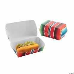Best Pirce 💯 Fiesta Sarape Takeout Boxes - 12 Pc. 🌟