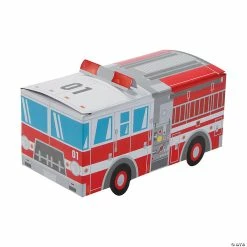 Buy 🛒 Fire Truck Favor Boxes - 12 Pc. 💯