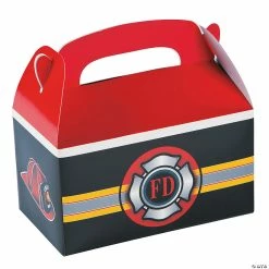 Wholesale ❤️ Firefighter Party Favor Boxes - 12 Pc. 🔥