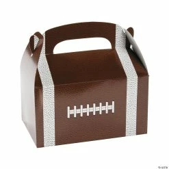 Outlet โญ Football Favor Boxes with Handle - 12 Pc. ๐ฏ