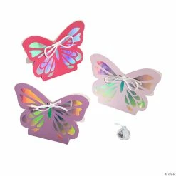 Top 10 ๐งจ Iridescent Butterfly Favor Boxes โ 12 Pc. ๐คฉ