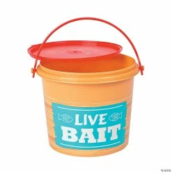Buy ✔️ Little Fisherman Pails with Lids - 12 Pc. 😍