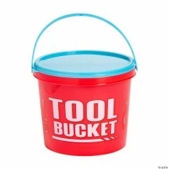 New 🥰 Little Handyman Tool Pails with Lids - 12 Pc. 😀