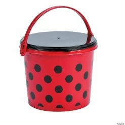 Promo 🔔 Little Ladybug Favor Pails - 12 Pc. ⌛