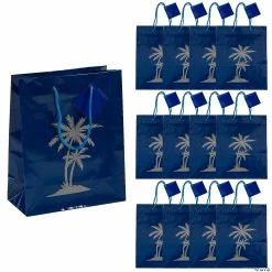 Cheapest ✨ Medium Luau Gift Bags with Tags - 12 Pc. 🧨