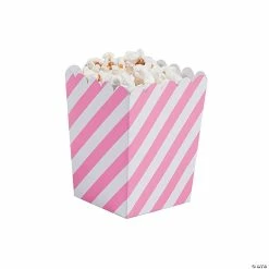 Best Pirce 👍 Mini Striped Popcorn Boxes - 24 Pc. ⭐