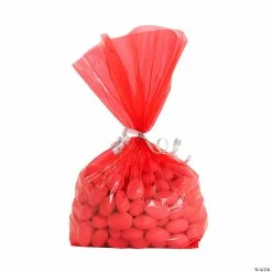Hot Sale 👍 5 1/4" x 2 1/2" x 11" Medium Cellophane Treat Bags - 50 Pc. 😍