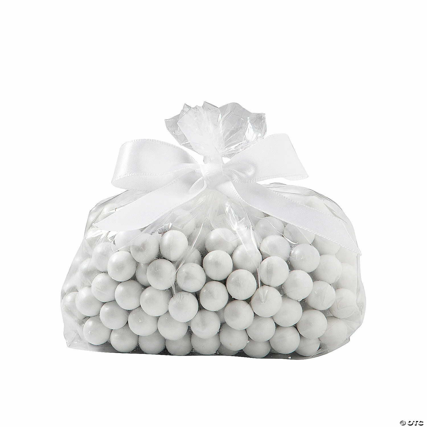 Buy ๐ Small Clear Cellophane Bags with White Bow Kit for 50 ๐