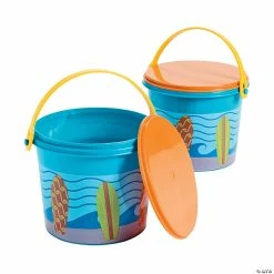 Cheapest 🎁 Surf’s Up Pails with Lid - 12 Pc. 🛒