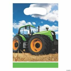 Cheap ✨ Tractor Party Treat Bags - 8 Pc. 🔔