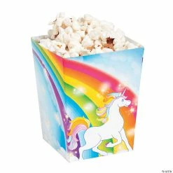 Cheap โจ Unicorn Popcorn Boxes - 24 Pc. โญ
