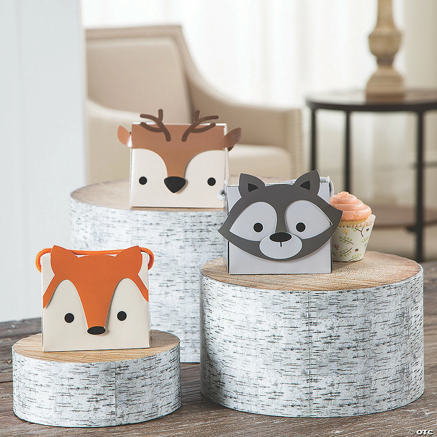 Hot Sale π Woodland Party Animal Treat Boxes - 12 Pc. π― - Image 2