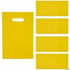 Buy ❤️ Solid Color Plastic Goody Bags - 50 Pc. 😀